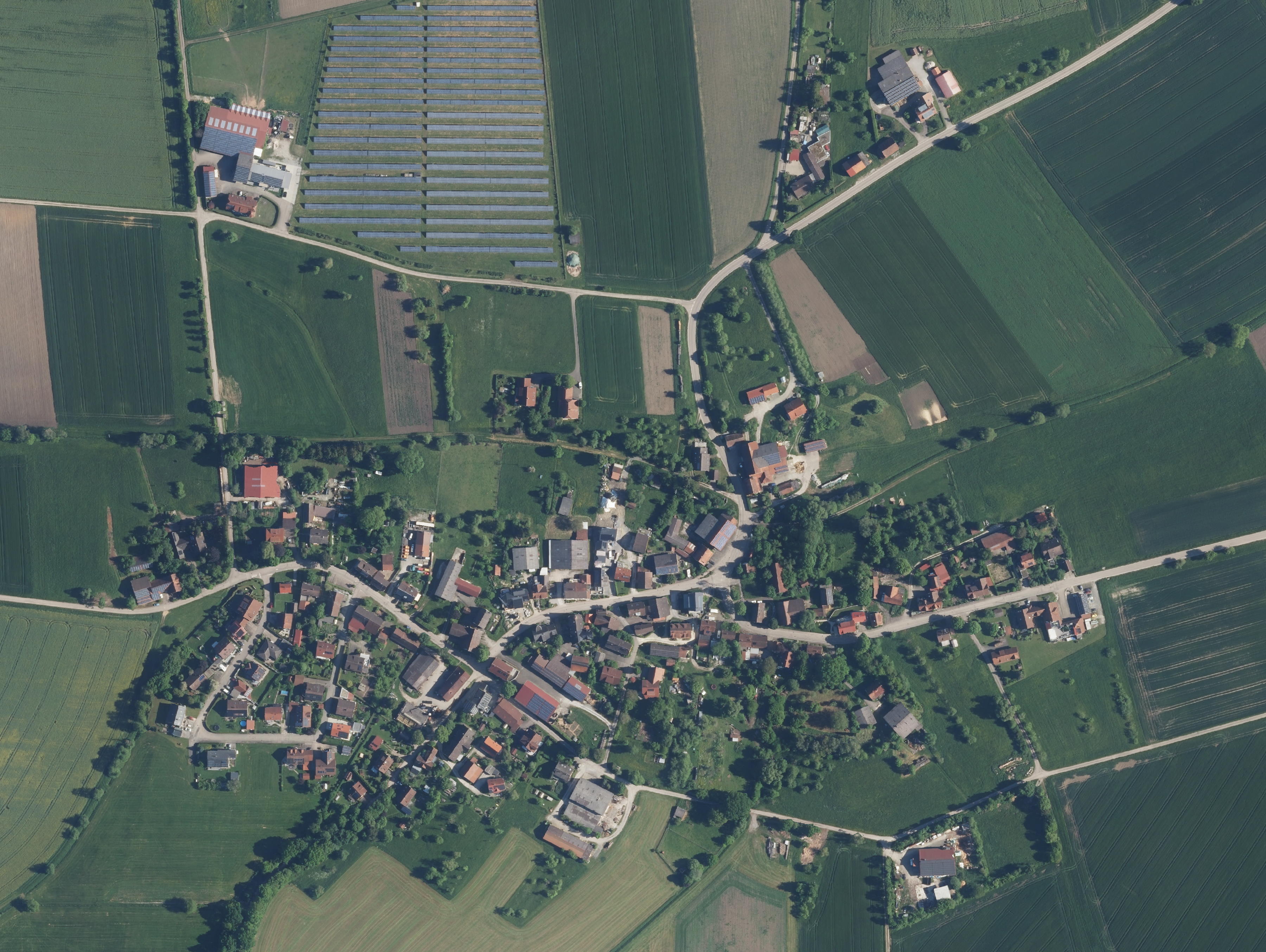 Luftbild von Sanzenbach